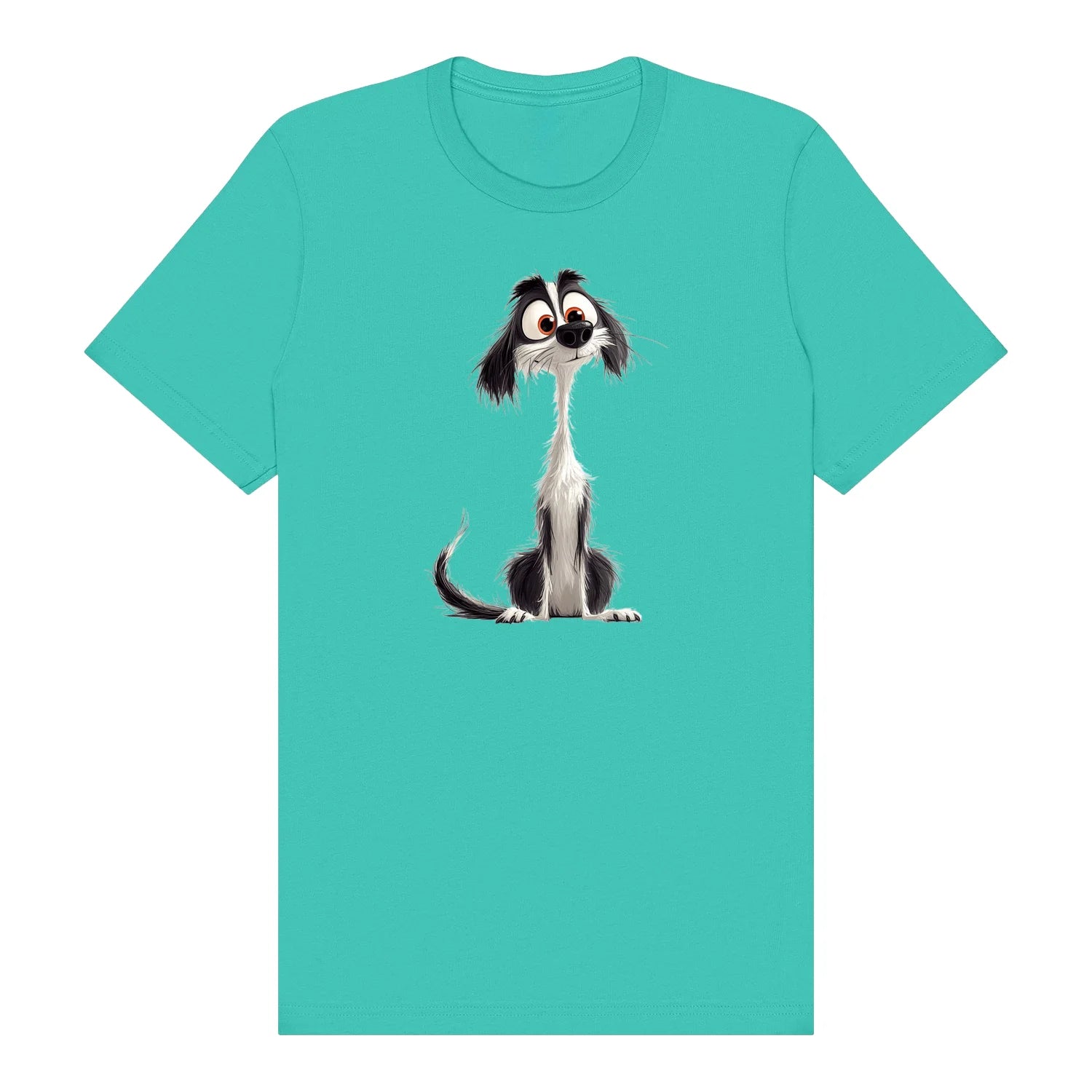 T-shirt Dog graphic 0019 - Teal
