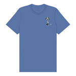 T-shirt Dog graphic 0020 - Columbia Blue