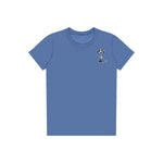 T-shirt Dog graphic 0020 - Columbia Blue