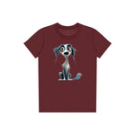 T-shirt Dog graphic 0020 - Maroon