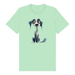 T-shirt Dog graphic 0020 - Mint