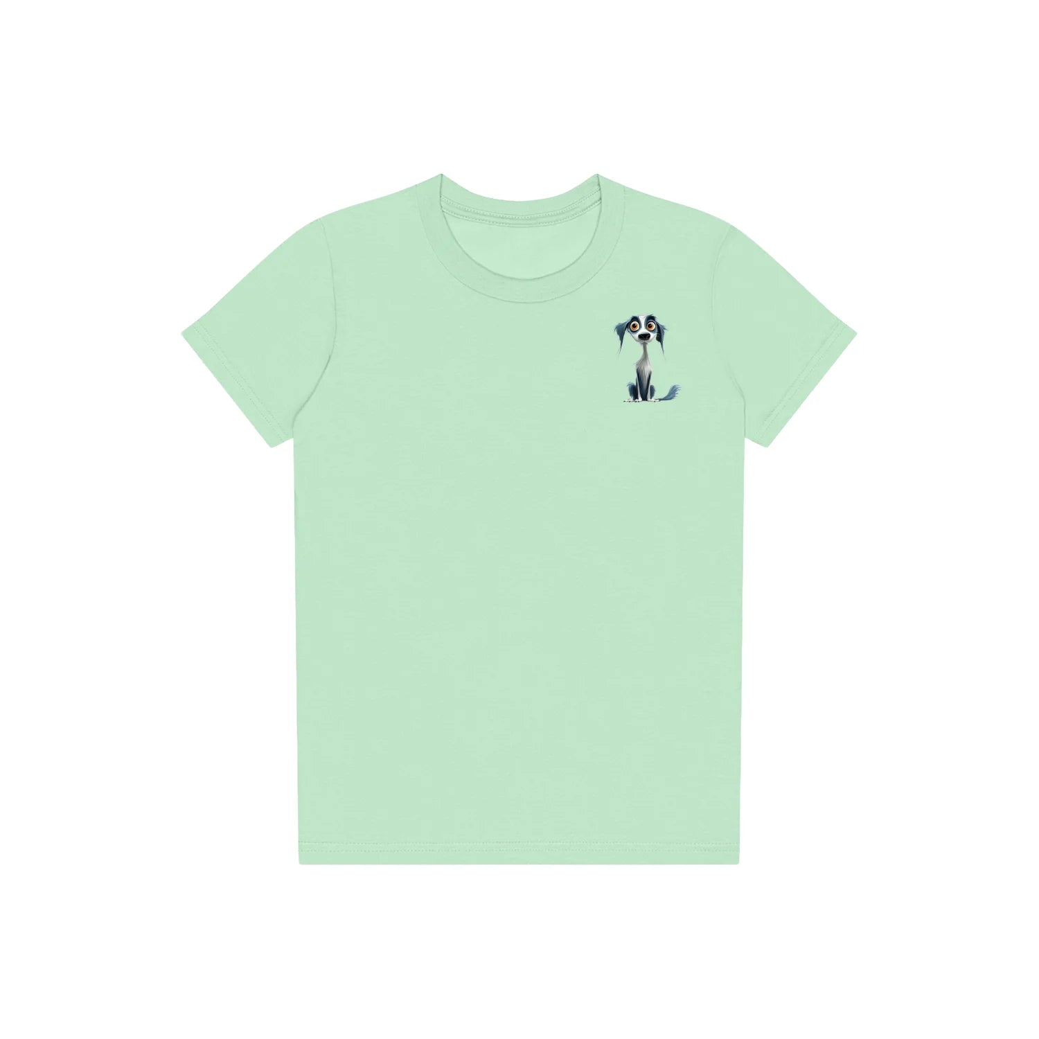 T-shirt Dog graphic 0020 - Mint