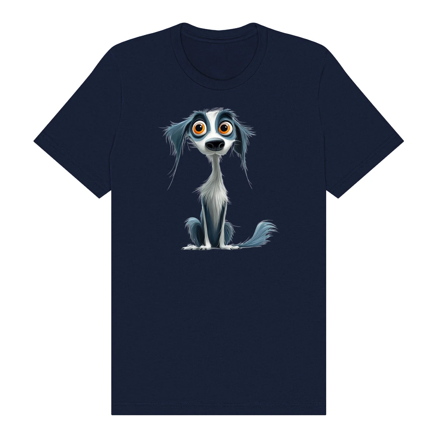 T-shirt Dog graphic 0020 - Navy