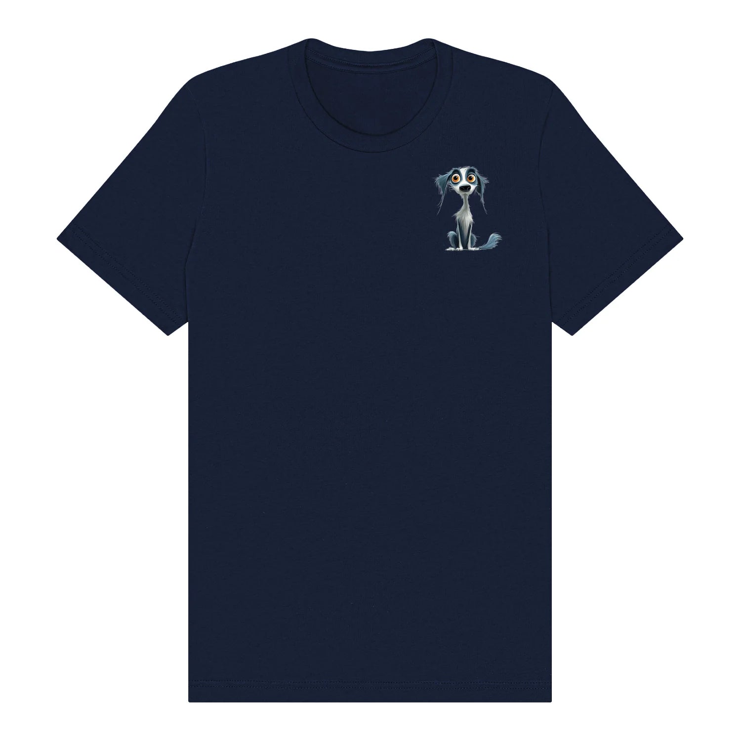 T-shirt Dog graphic 0020 - Navy