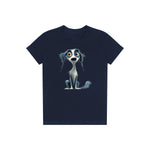 T-shirt Dog graphic 0020 - Navy