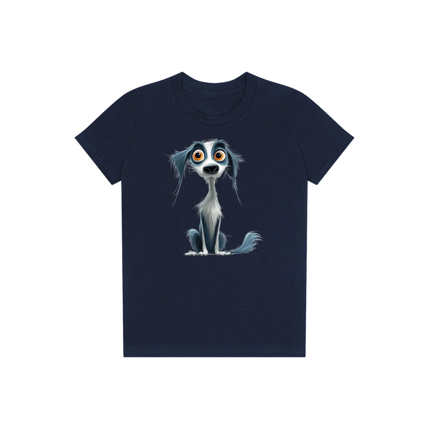 T-shirt Dog graphic 0020 - Navy