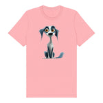 T-shirt Dog graphic 0020 - Pink