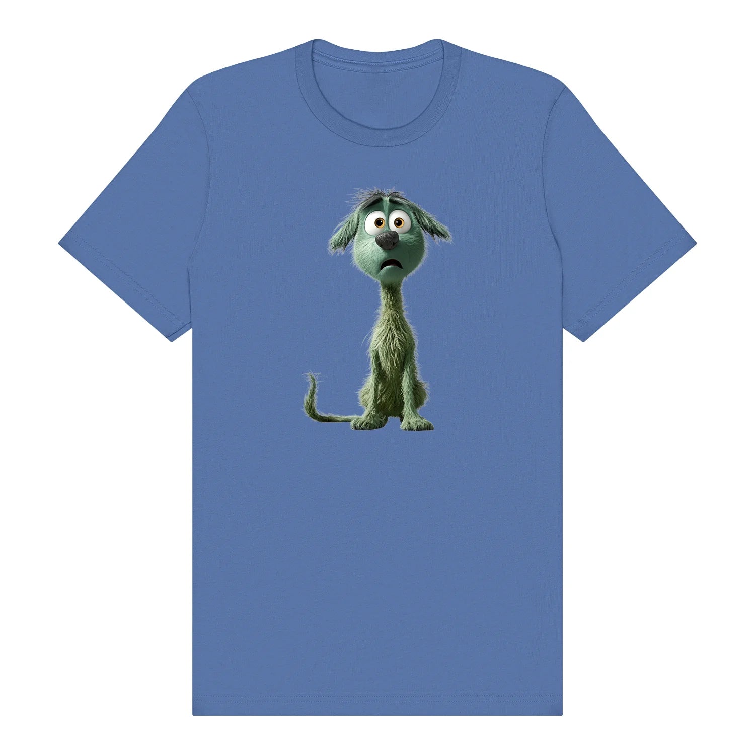 T-shirt Dog graphic 0021 - Columbia Blue