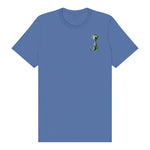 T-shirt Dog graphic 0021 - Columbia Blue
