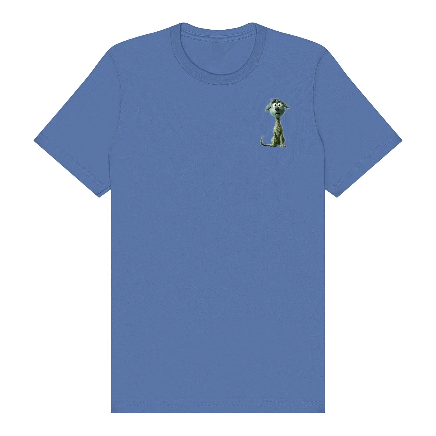 T-shirt Dog graphic 0021 - Columbia Blue