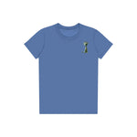 T-shirt Dog graphic 0021 - Columbia Blue