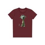 T-shirt Dog graphic 0021 - Maroon