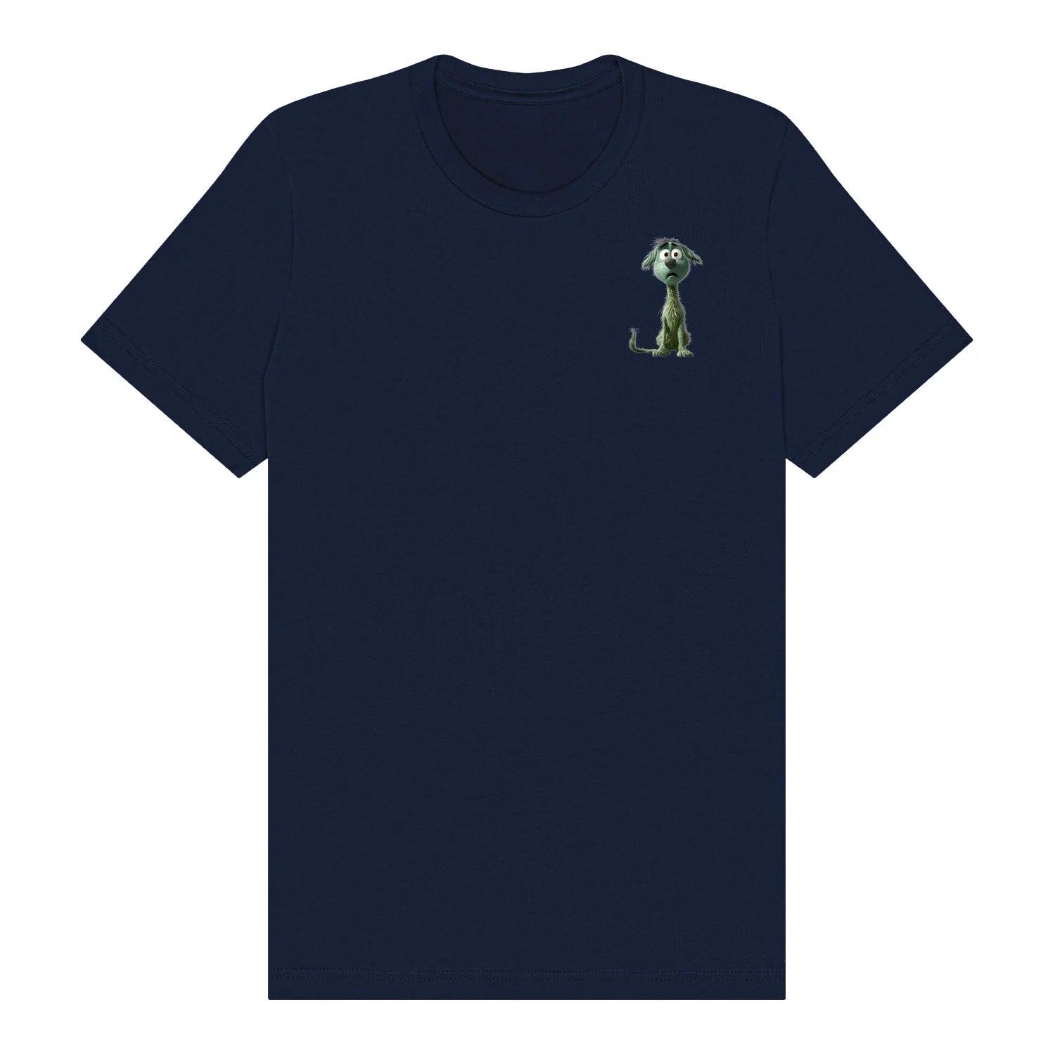 T-shirt Dog graphic 0021 - Navy