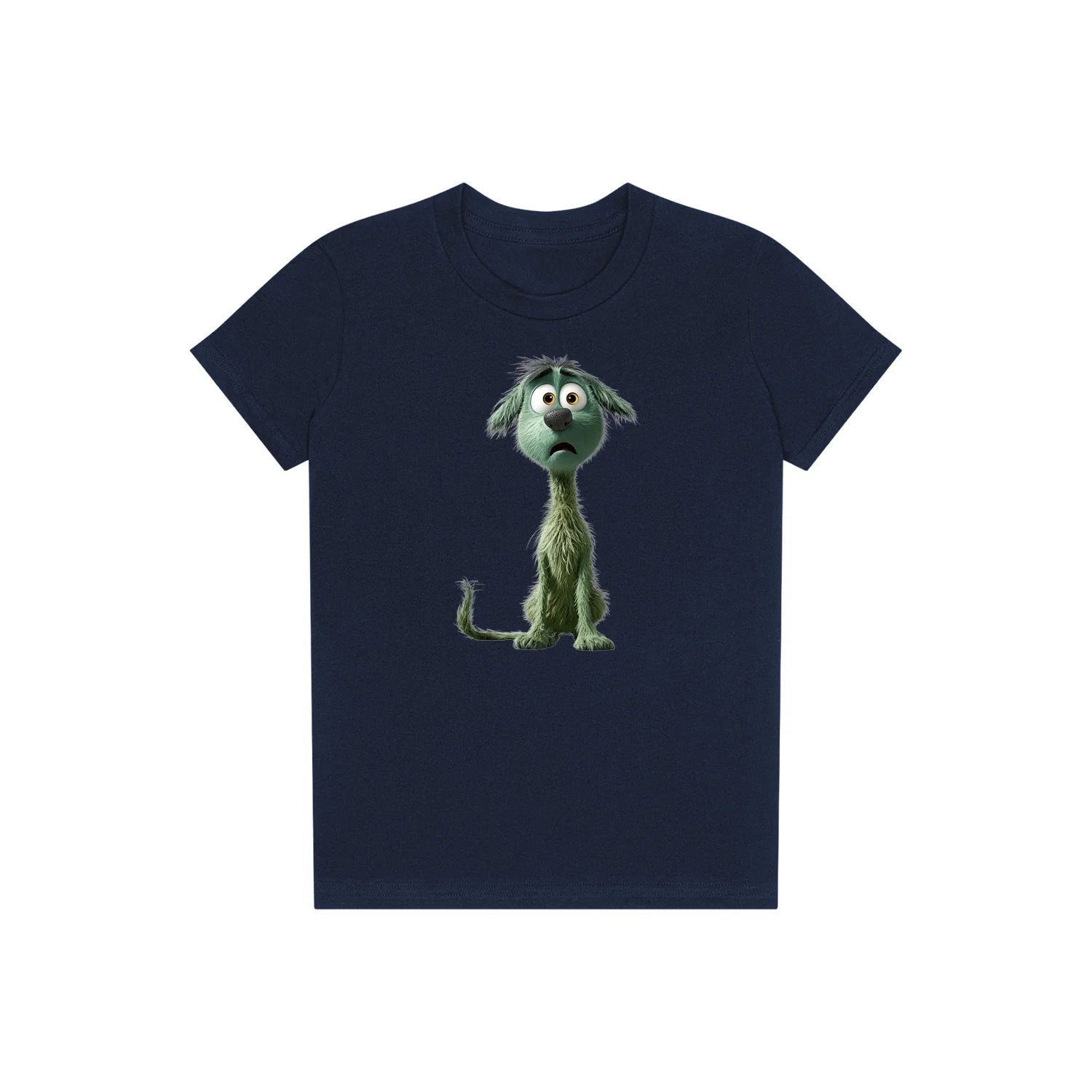 T-shirt Dog graphic 0021 - Navy
