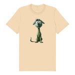T-shirt Dog graphic 0021 - Soft Cream