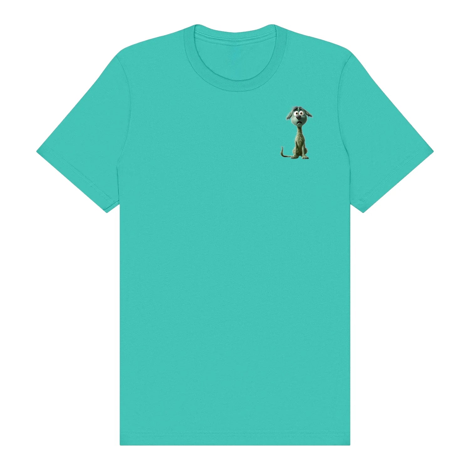 T-shirt Dog graphic 0021 - Teal