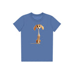T-shirt Dog graphic 0022 - Columbia Blue