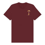 T-shirt Dog graphic 0022 - Maroon