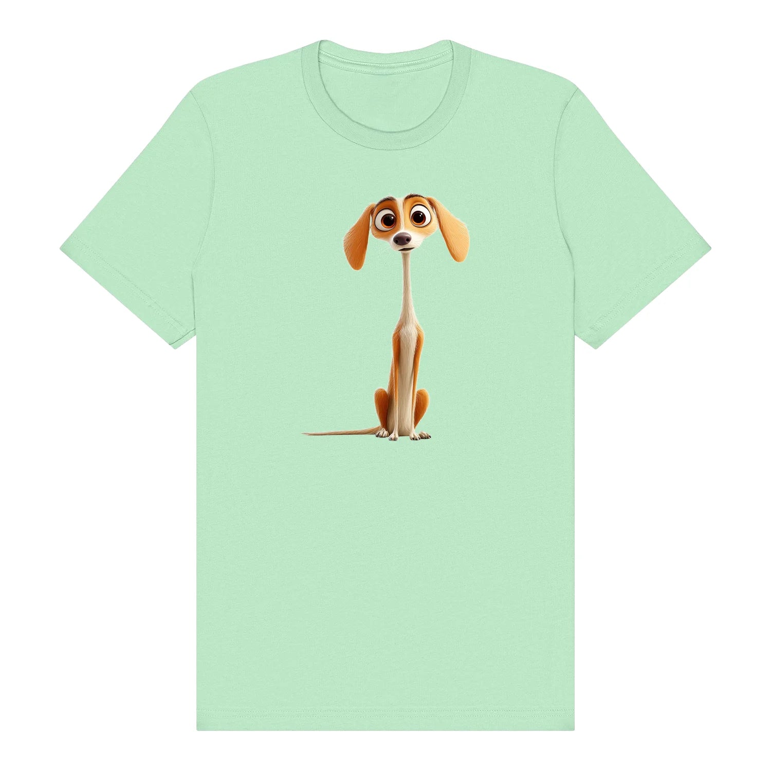 T-shirt Dog graphic 0022 - Mint