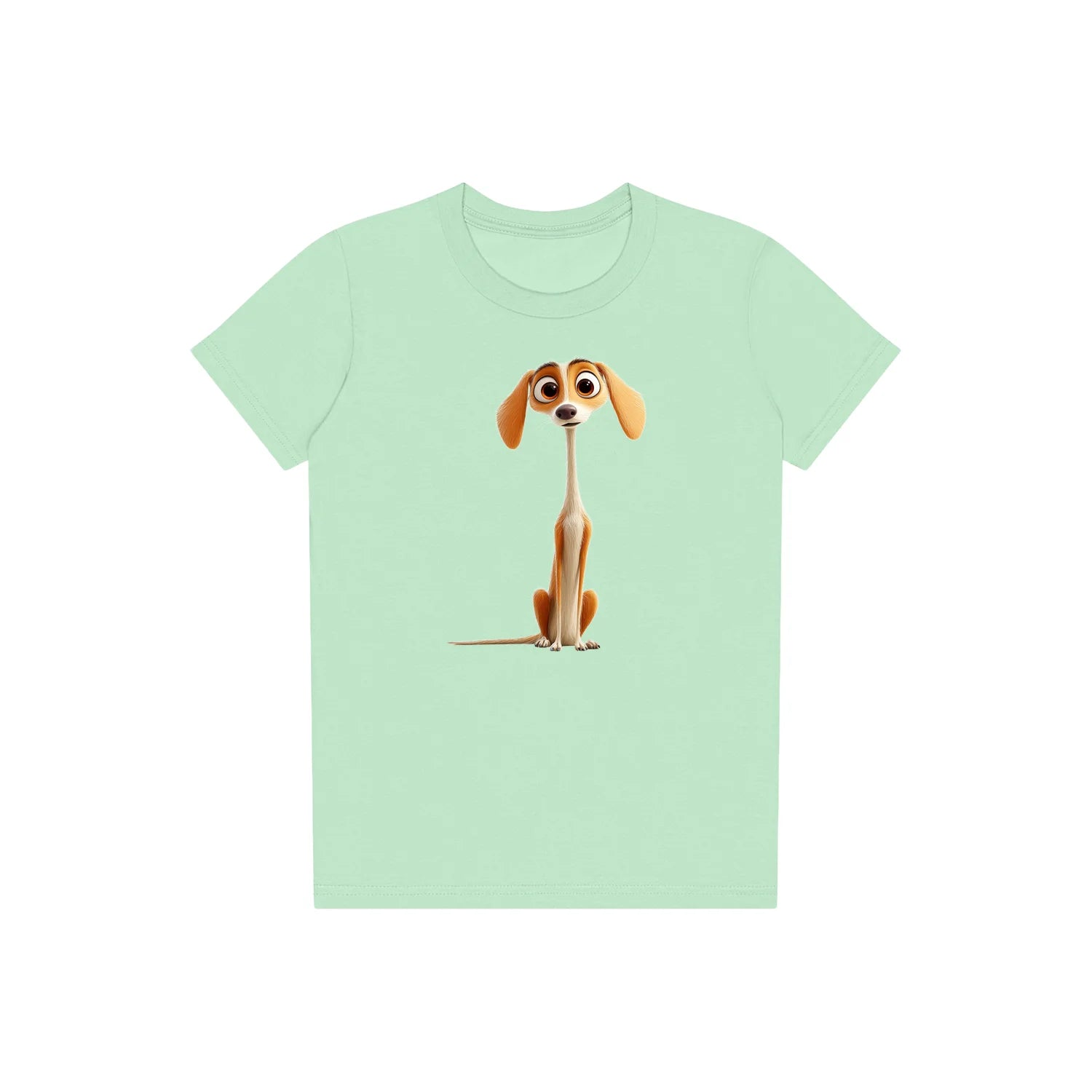 T-shirt Dog graphic 0022 - Mint