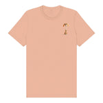 T-shirt Dog graphic 0022 - Peach