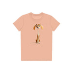 T-shirt Dog graphic 0022 - Peach