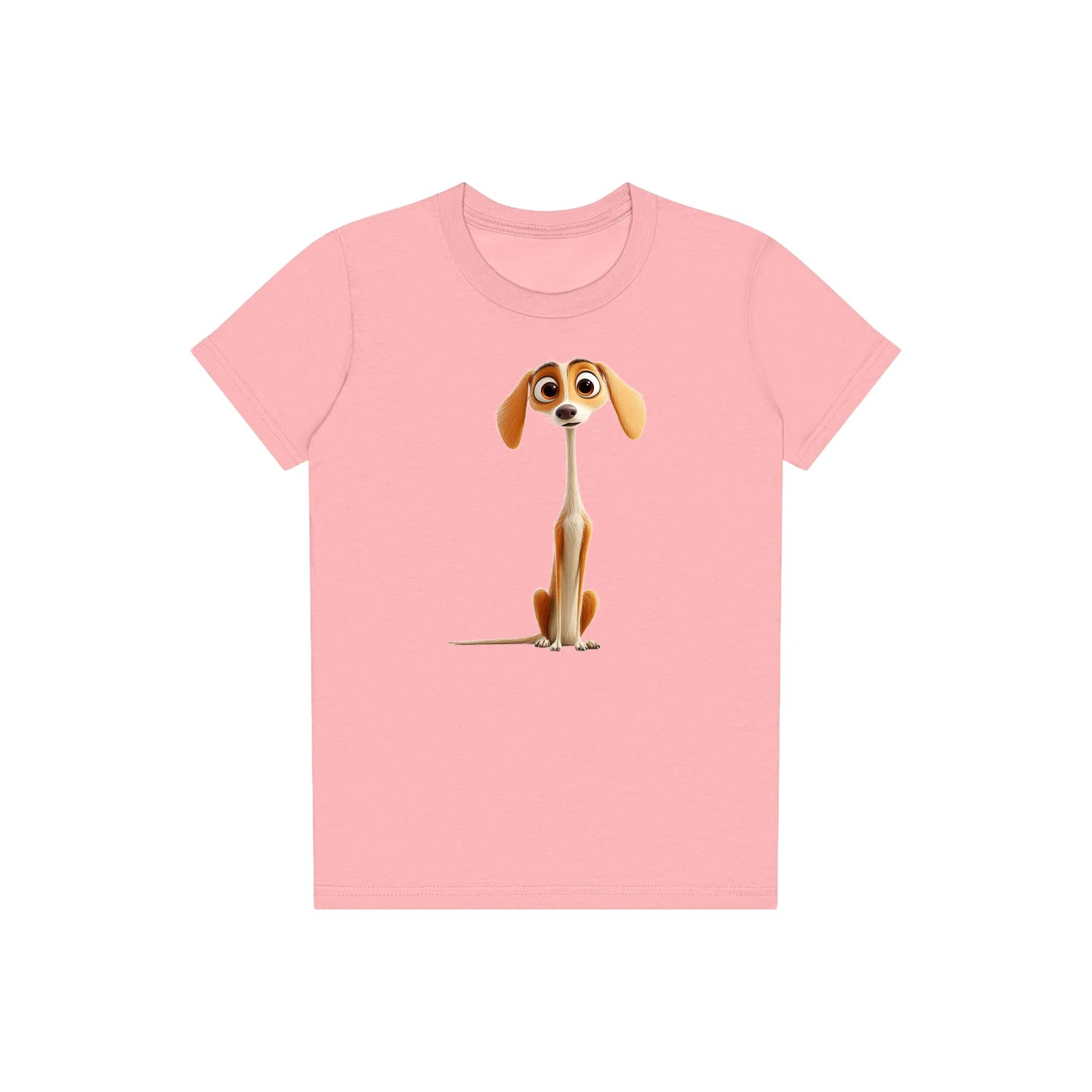 T-shirt Dog graphic 0022 - Pink