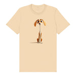 T-shirt Dog graphic 0022 - Soft Cream