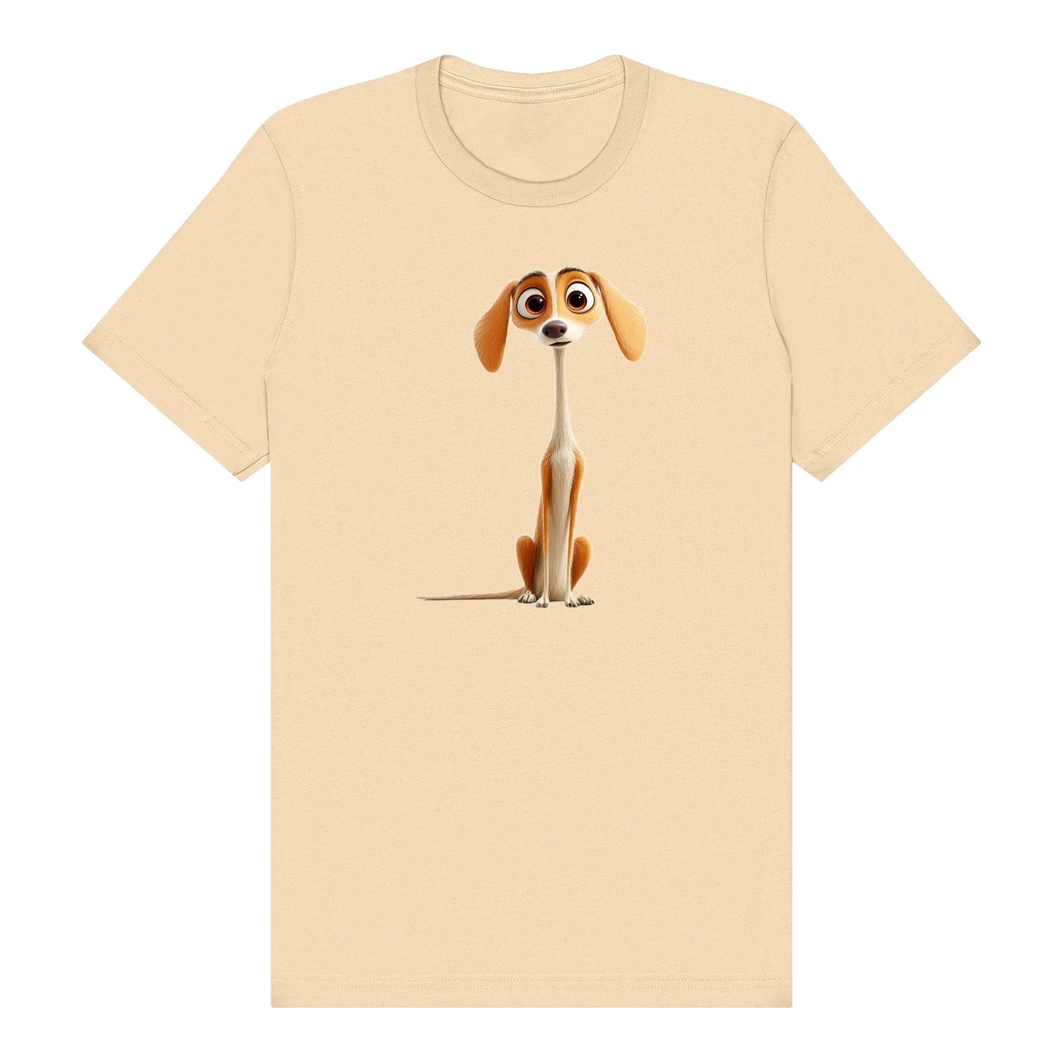 T-shirt Dog graphic 0022 - Soft Cream