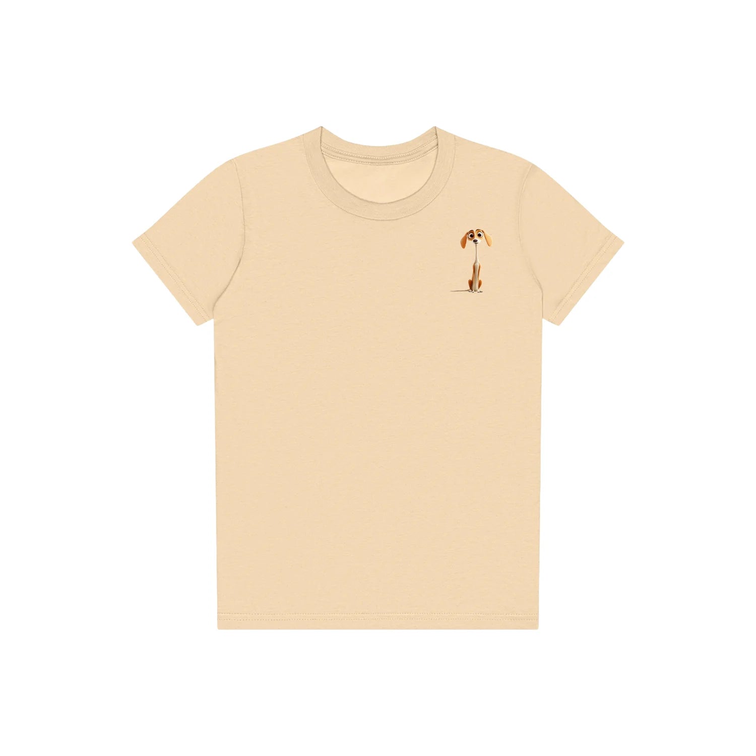 T-shirt Dog graphic 0022 - Soft Cream