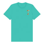 T-shirt Dog graphic 0022 - Teal