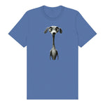 T-shirt Dog graphic 0023 - Columbia Blue