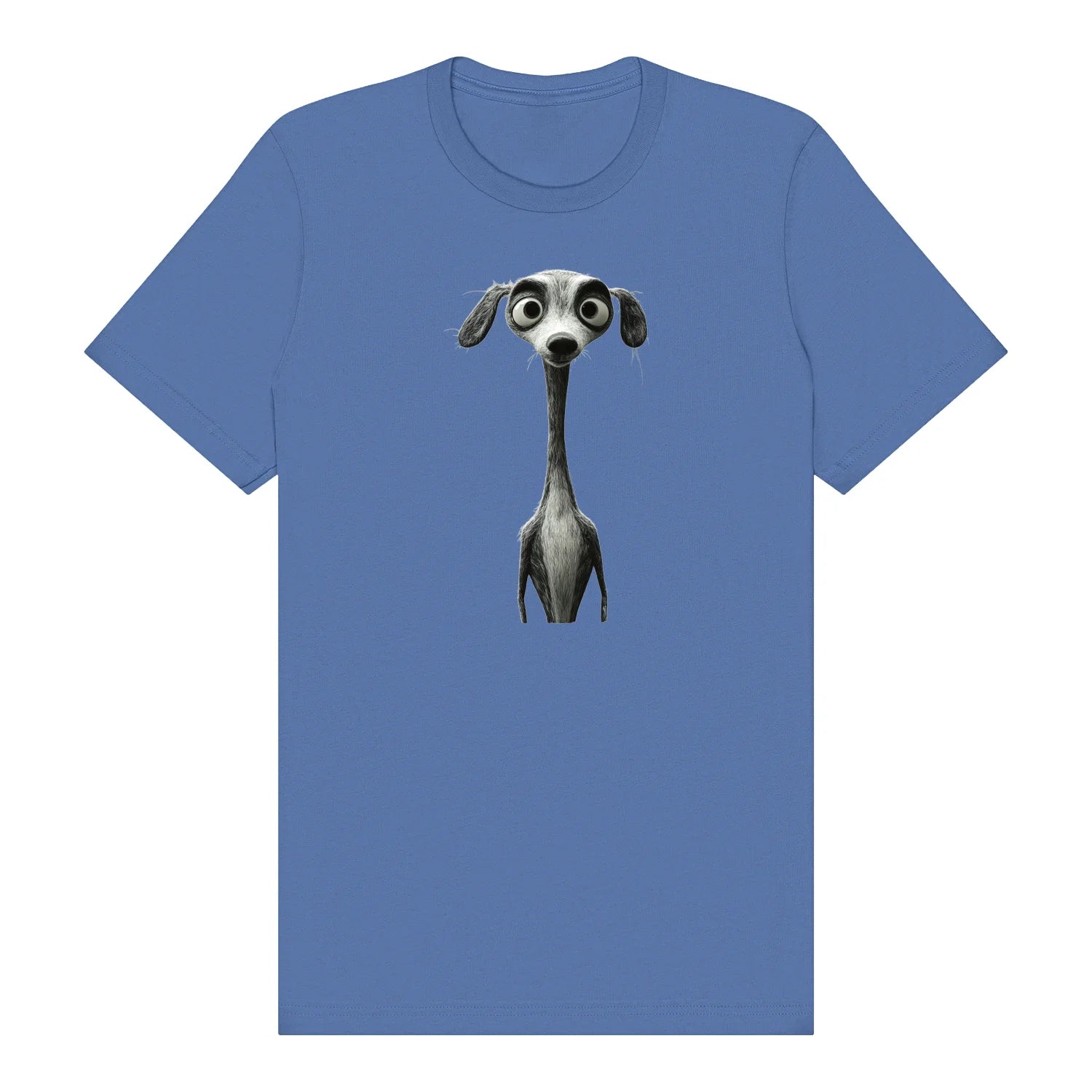 T-shirt Dog graphic 0023 - Columbia Blue