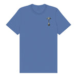 T-shirt Dog graphic 0023 - Columbia Blue