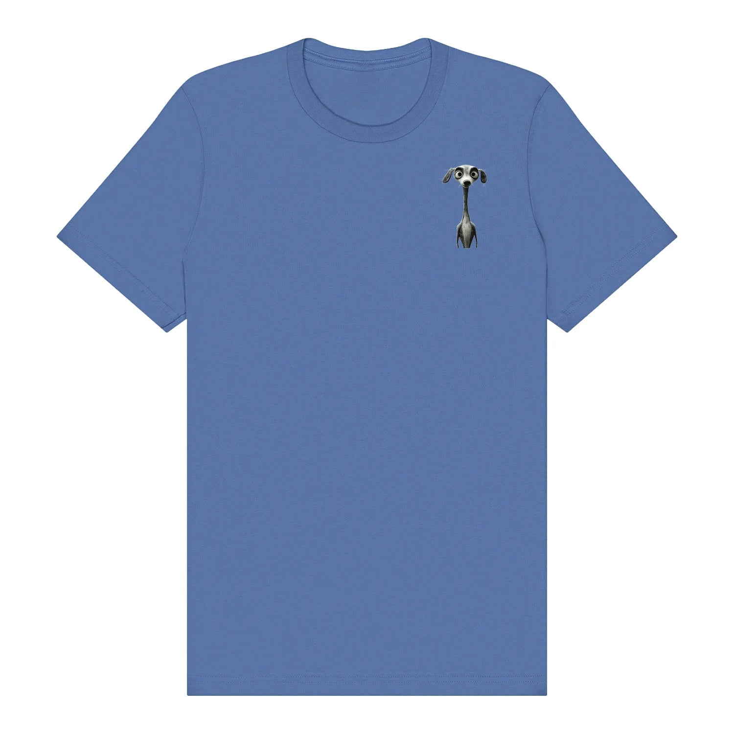 T-shirt Dog graphic 0023 - Columbia Blue