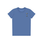 T-shirt Dog graphic 0023 - Columbia Blue