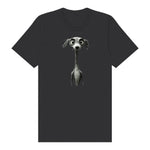 T-shirt Dog graphic 0023 - Dark Grey