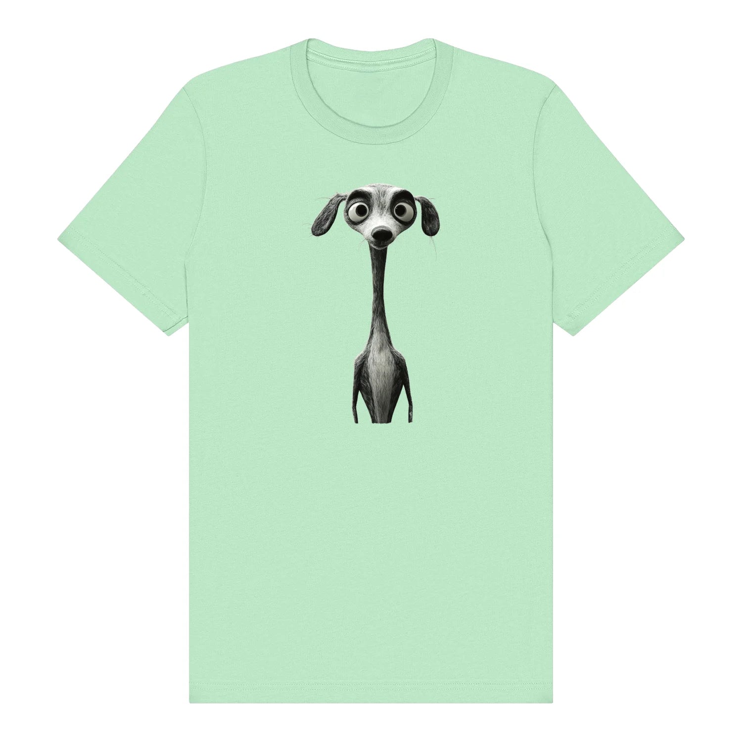 T-shirt Dog graphic 0023 - Mint