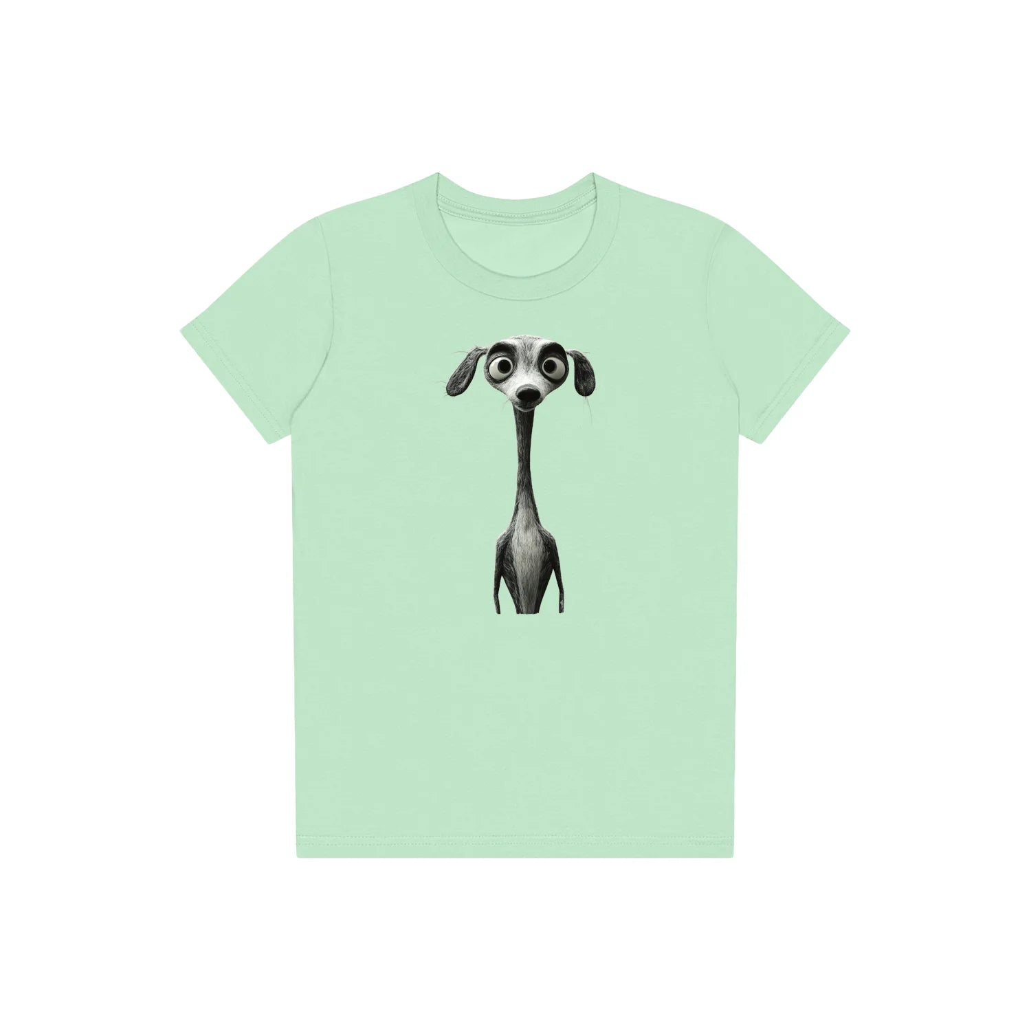 T-shirt Dog graphic 0023 - Mint