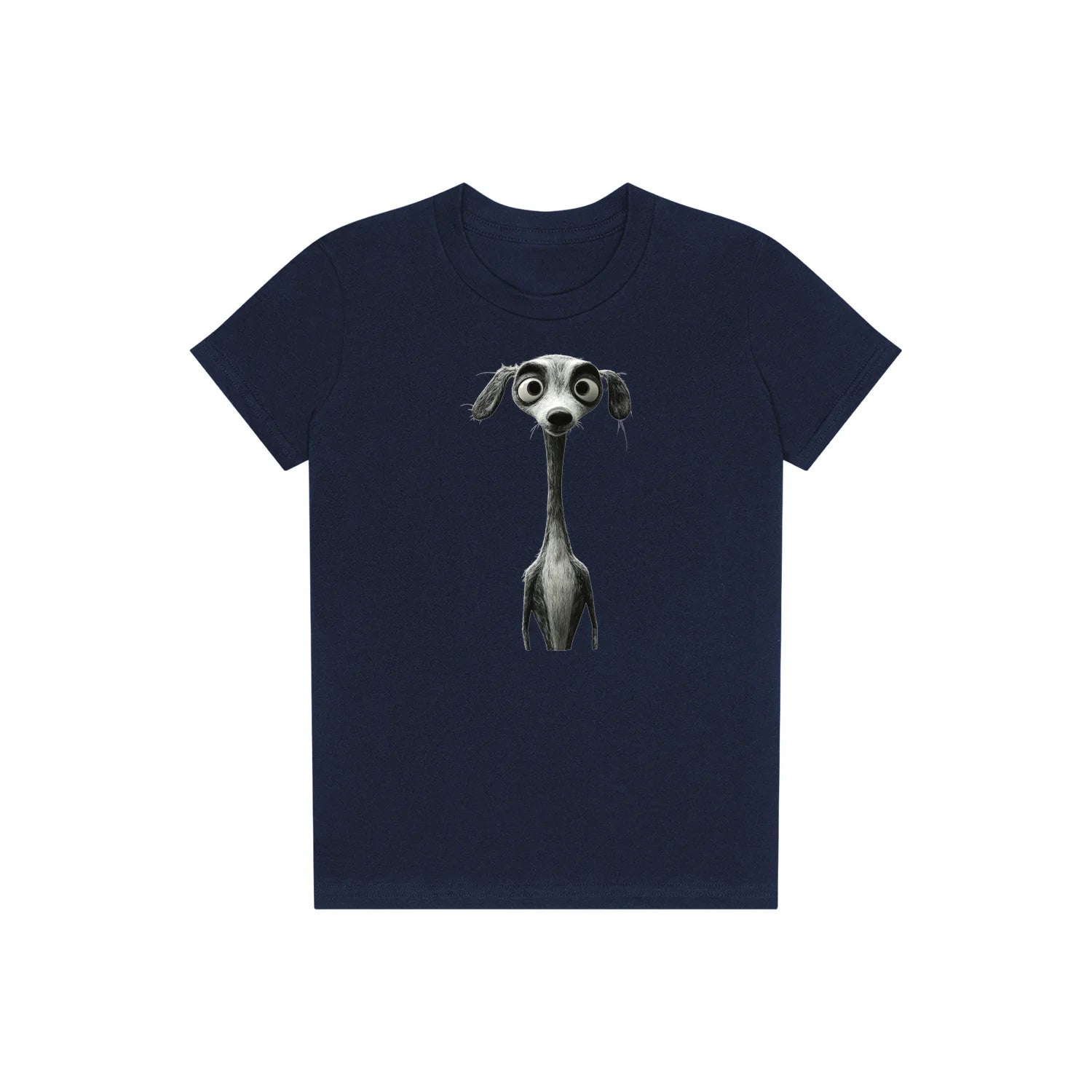 T-shirt Dog graphic 0023 - Navy