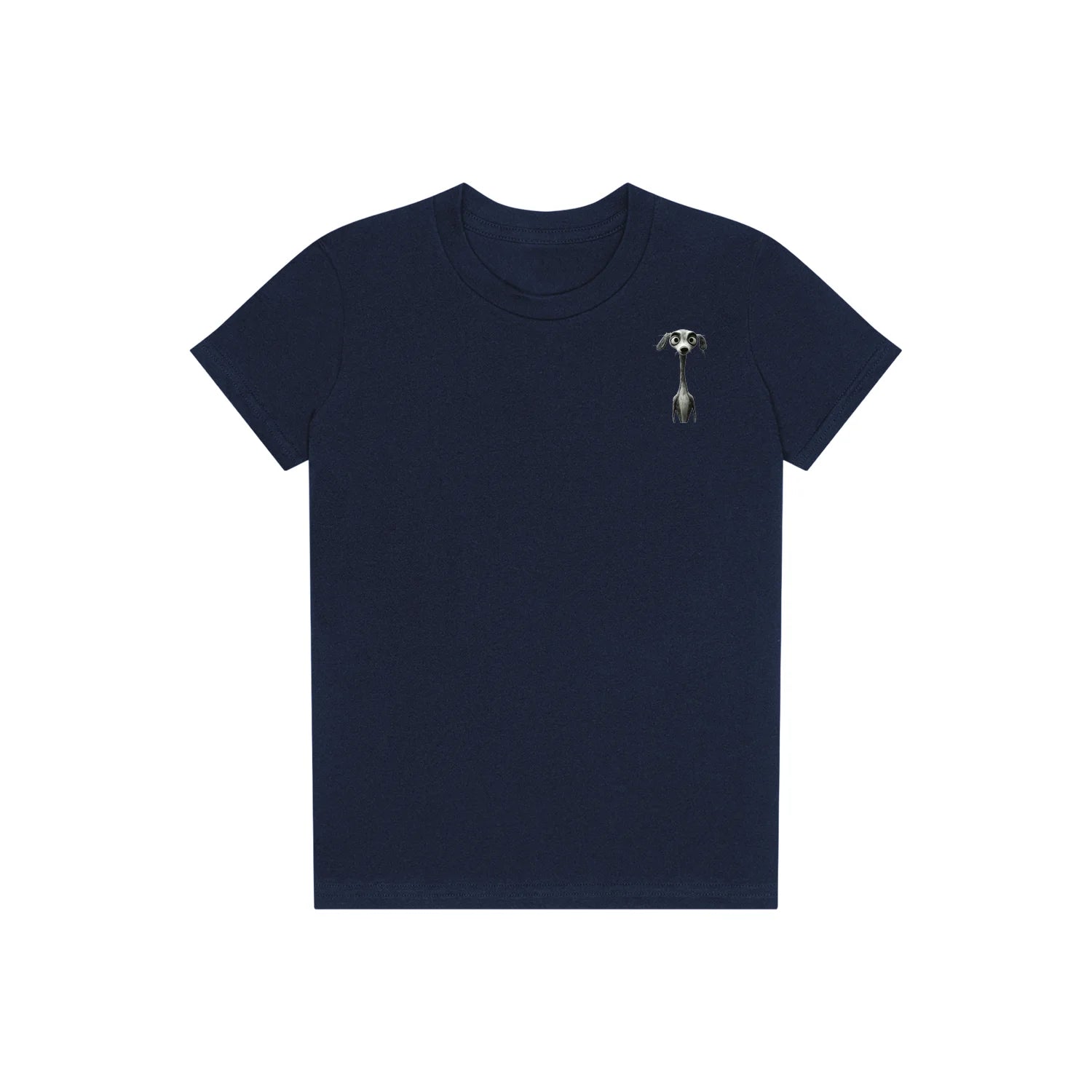 T-shirt Dog graphic 0023 - Navy