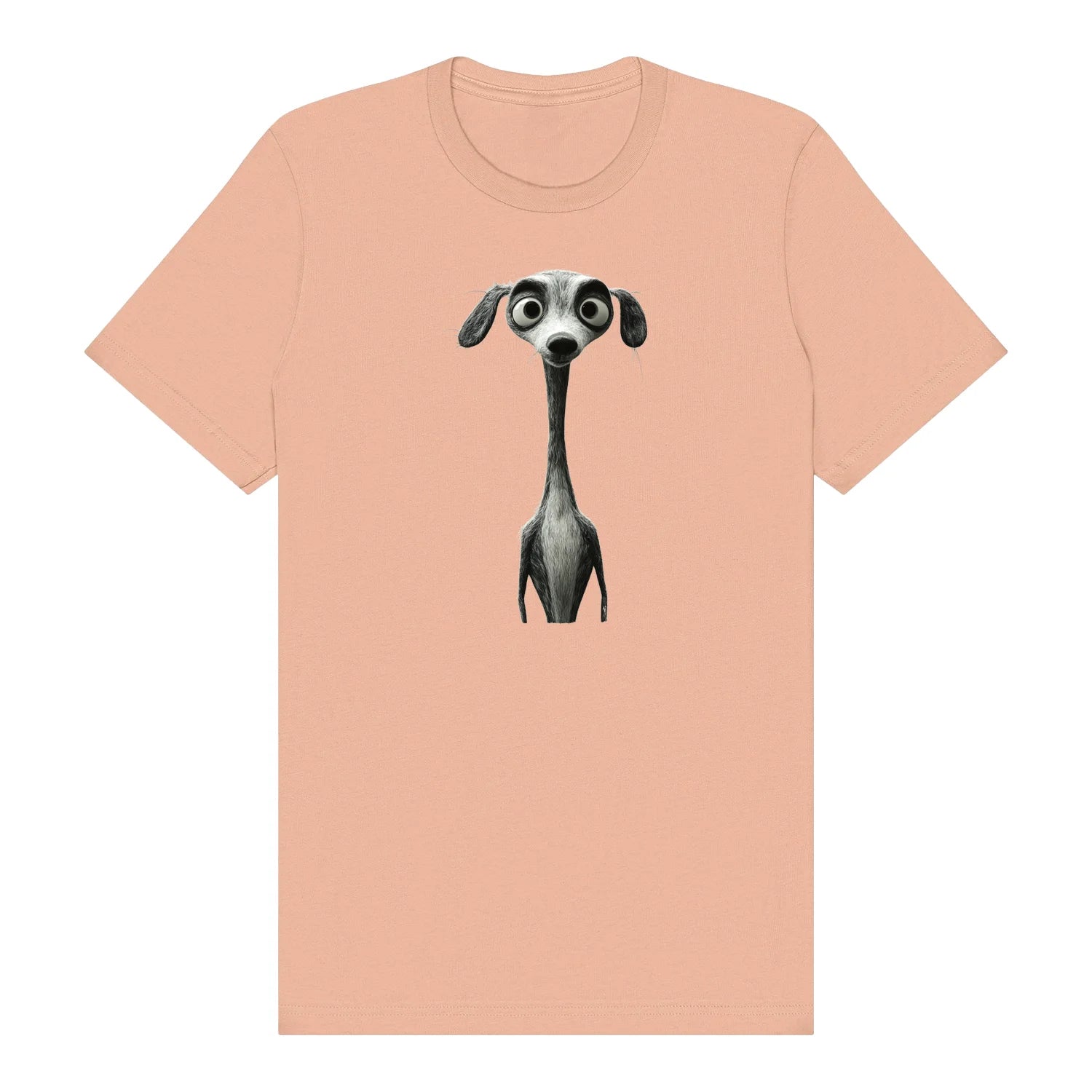 T-shirt Dog graphic 0023 - Peach