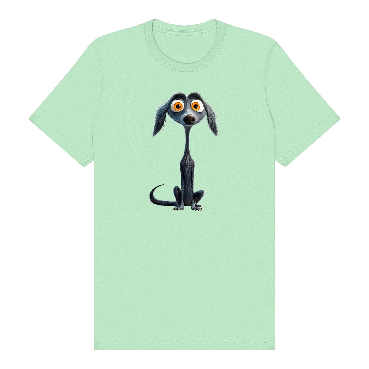 T-shirt Dog graphic 0024 - Mint
