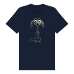 T-shirt Dog graphic 0024 - Navy