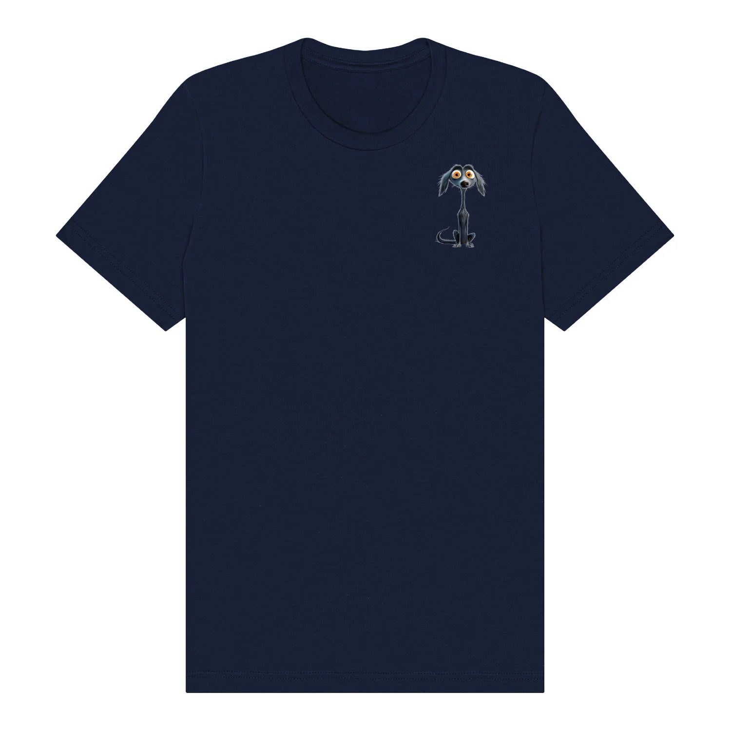 T-shirt Dog graphic 0024 - Navy