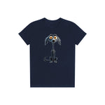 T-shirt Dog graphic 0024 - Navy
