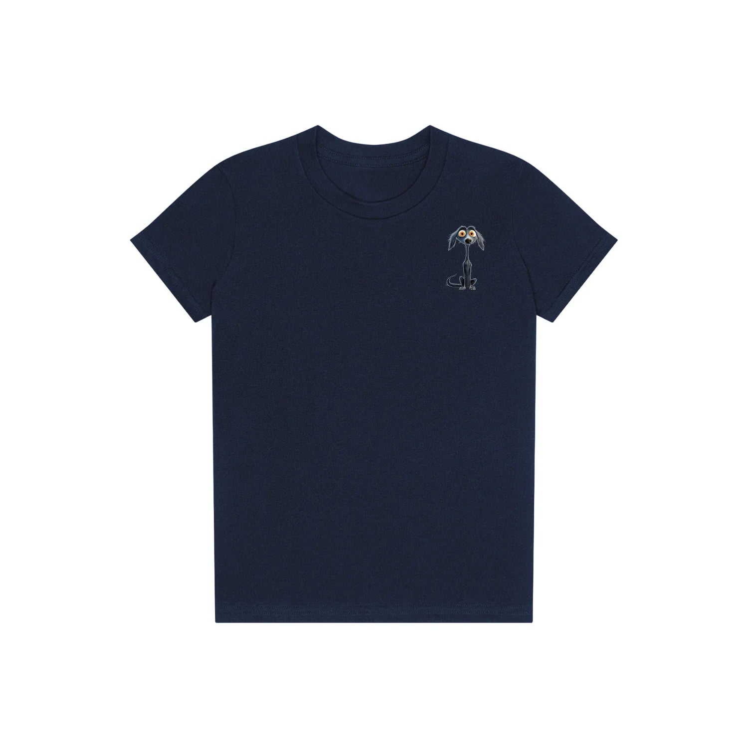 T-shirt Dog graphic 0024 - Navy