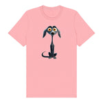 T-shirt Dog graphic 0024 - Pink