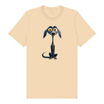 T-shirt Dog graphic 0024 - Soft Cream