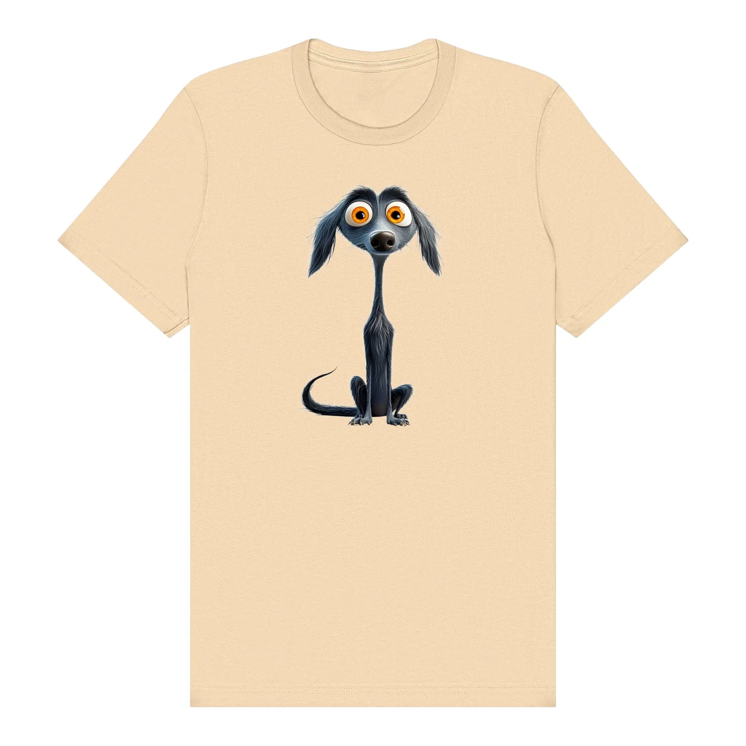 T-shirt Dog graphic 0024 - Soft Cream